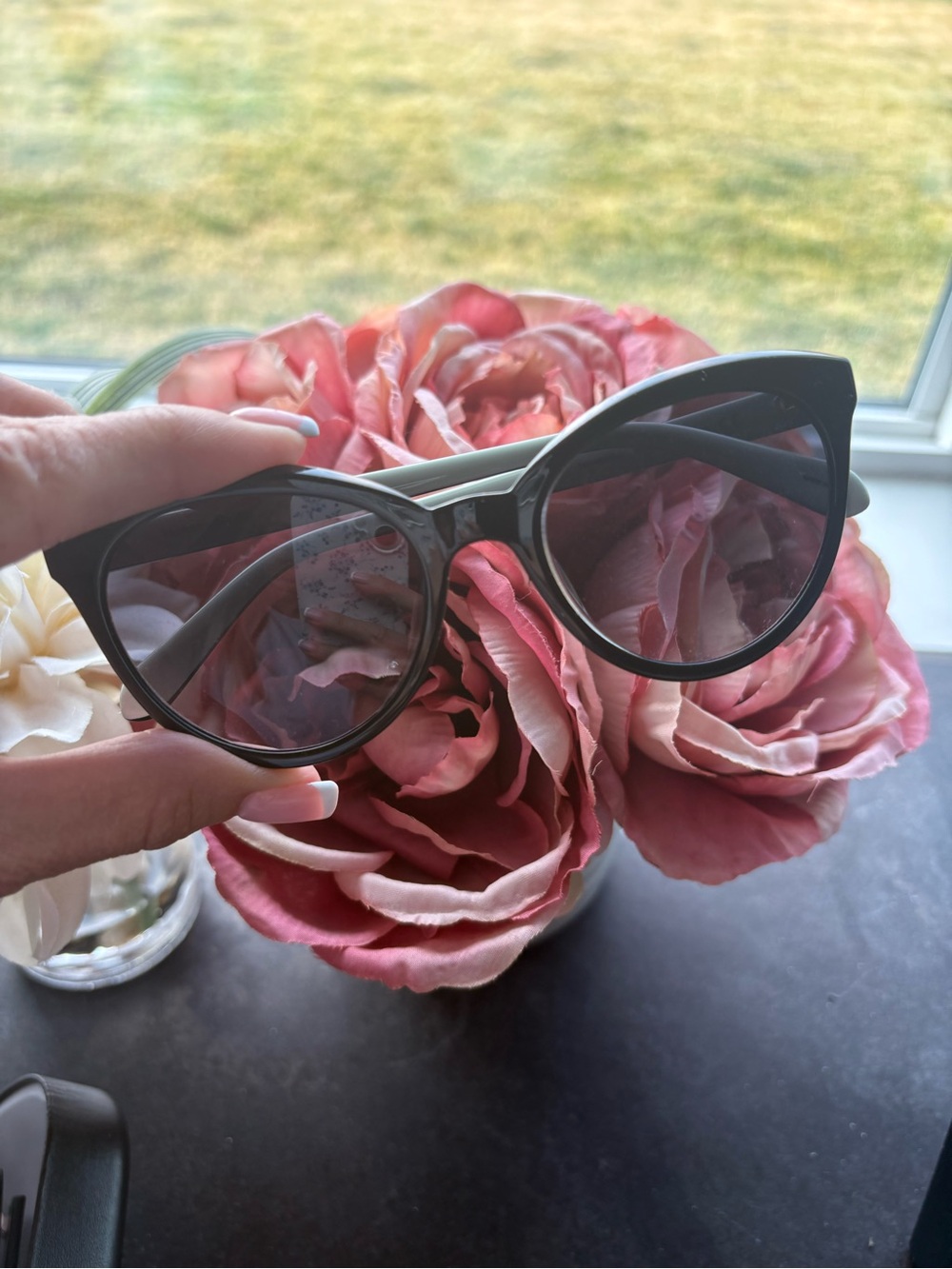 kate spade Black Cat-Eye Sunglasses with Gradient Lenses - Picture 5 of 5
